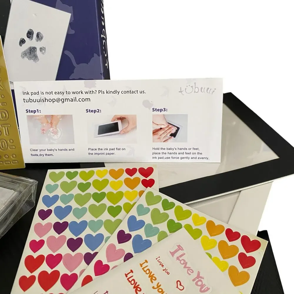 NWT Print Kit for Dogs Paws or Nose Inkless Clean Touch Pad Pet Family Keepsake